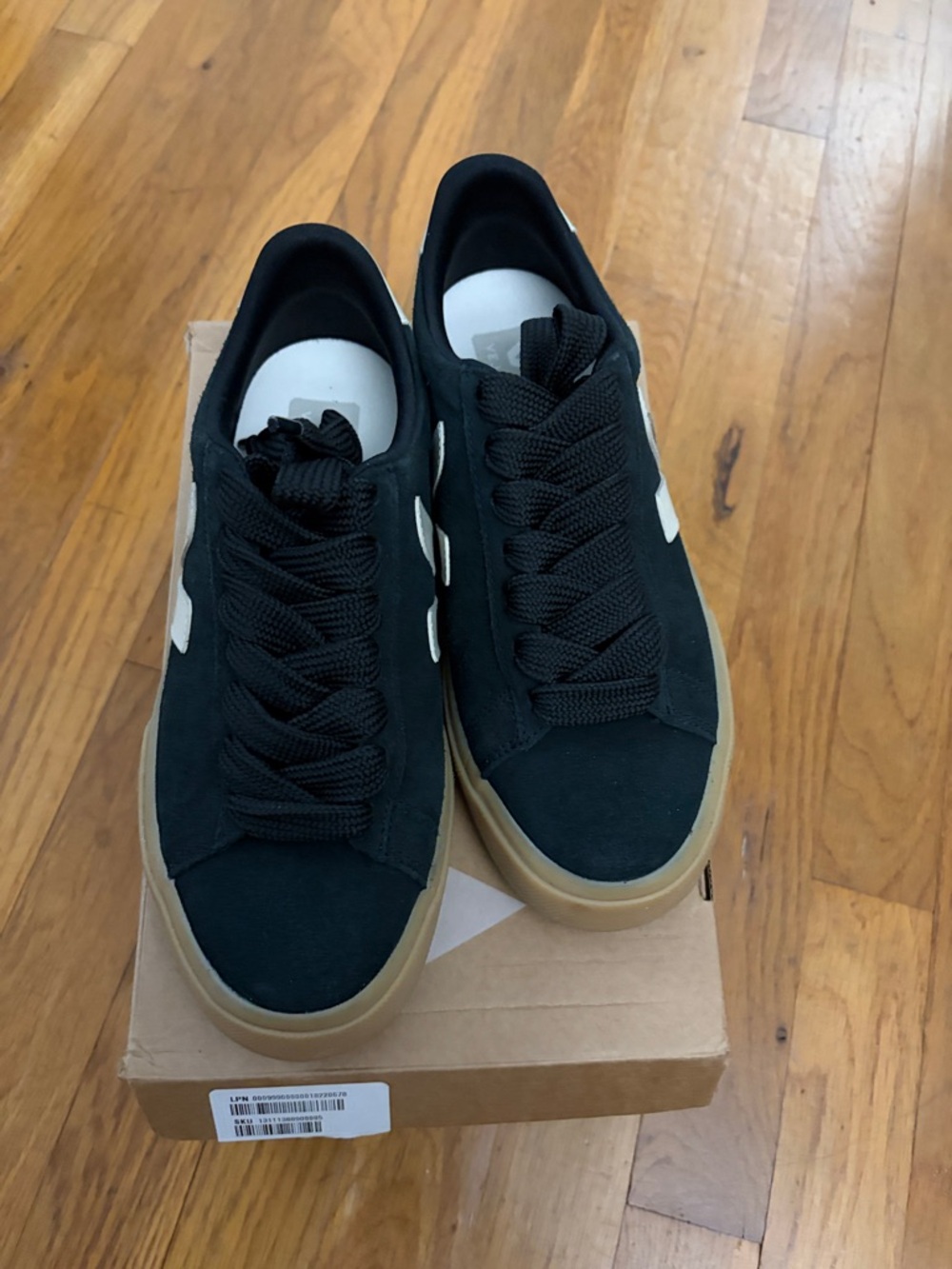 Veja Campo Bold Suede Sneakers - Picture 2 of 5